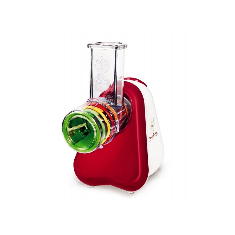 Râpe Multifonctions Moulinex DJ755G32 Fresh Express 150W - Blanc&Rouge 