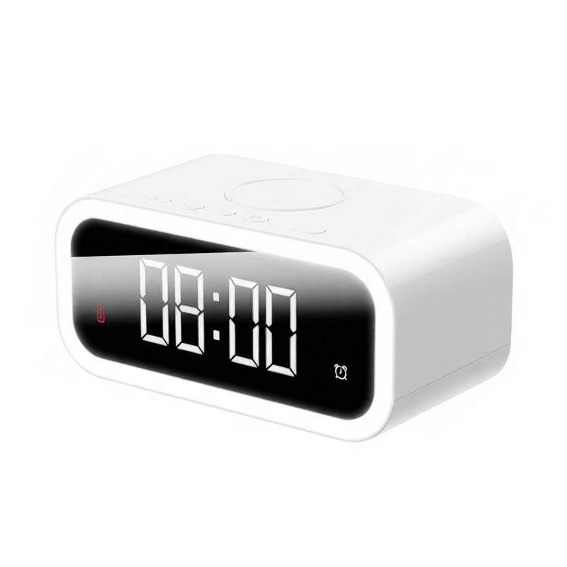 Réveil Multifonction BAVIN PC1065S avec Chargeur Sans Fil 15W