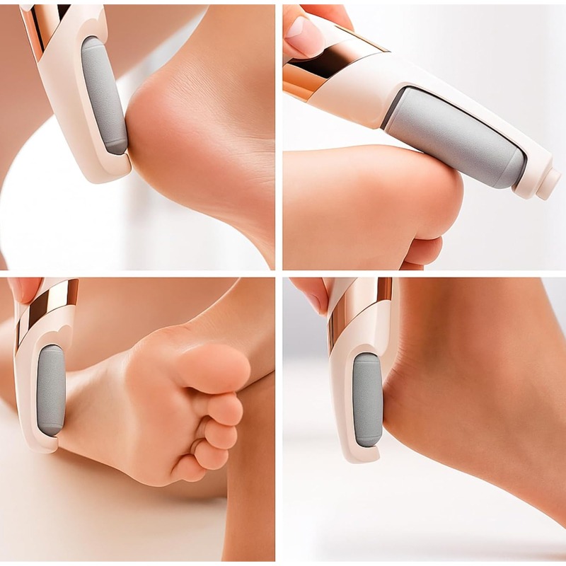 Râpe Électrique Rechargeable Pour Pieds - Rose - Image 3