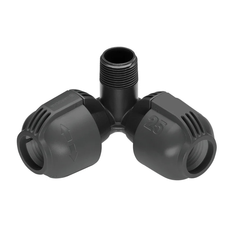 Raccord D'angle GARDENA 25 mm x 20/27 (3/4") mâle - 2783-20  