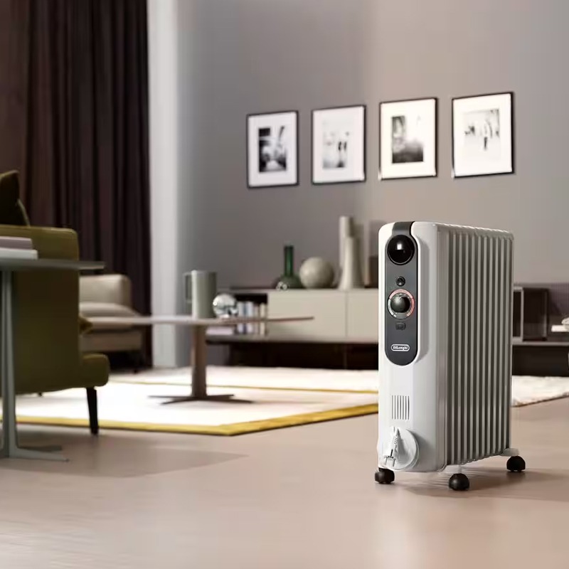 Radiateur Bain d'Huile DELONGHI TRRSE1225 12Éléments 2500W - Blanc - Image 2