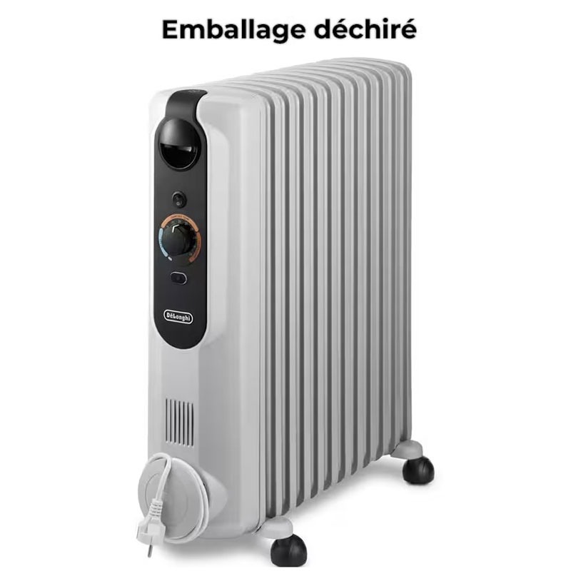 Radiateur Bain d'Huile DELONGHI TRRSE1225 12Éléments 2500W - Blanc, Photo boutique MyTek chez MyTek