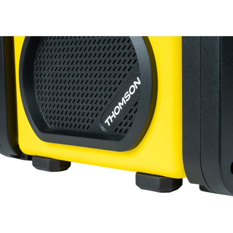 Radio et Enceinte Sans fil THOMSON WKR50BT De Chantier - Noir et Jaune - Image 5