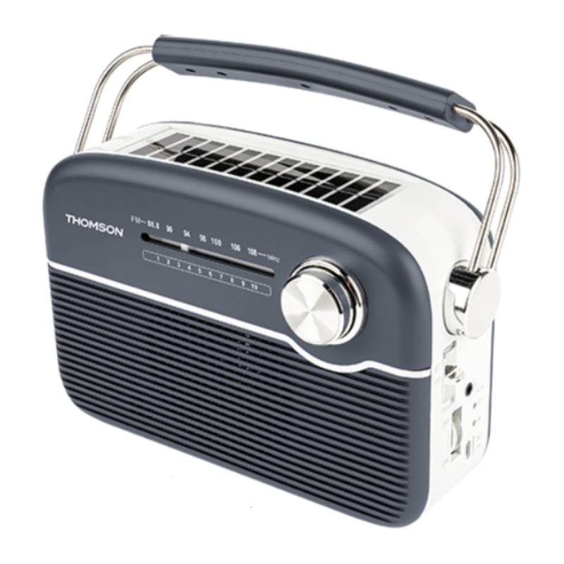 Radio Portable Sans Fil THOMSON Solaire RTS450BT - Gris - Image 2