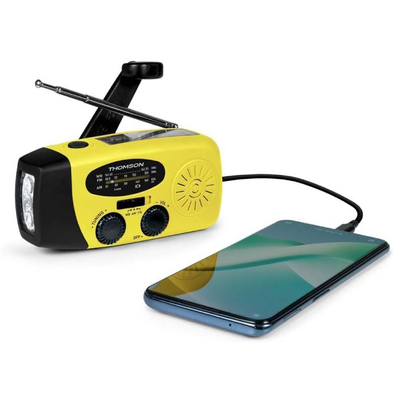 Radio Portable THOMSON Solaire RT260 - Jaune - Image 7