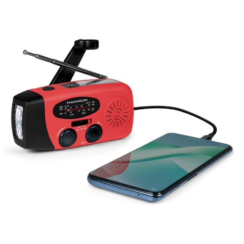Radio Portable Thomson Solaire RT260 - Rouge - Image 6