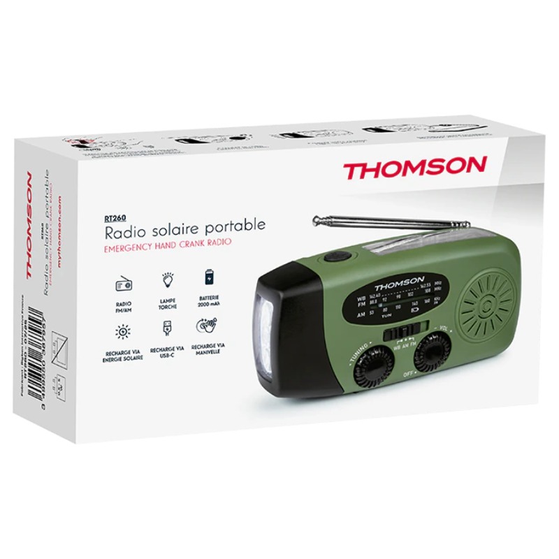 Radio Portable THOMSON Solaire RT260 - Vert - Image 6
