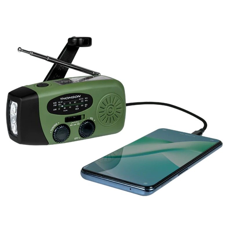 Radio Portable THOMSON Solaire RT260 - Vert - Image 4