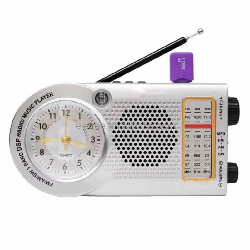 Radio Réveil Bluetooth Meier M572BT - Gris
