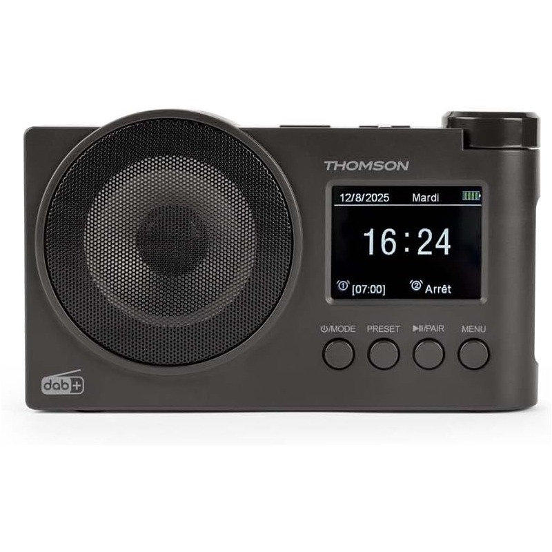 Radio-Réveil FM Bluetooth THOMSON RT400DABBTBK - Noir     - Image 2