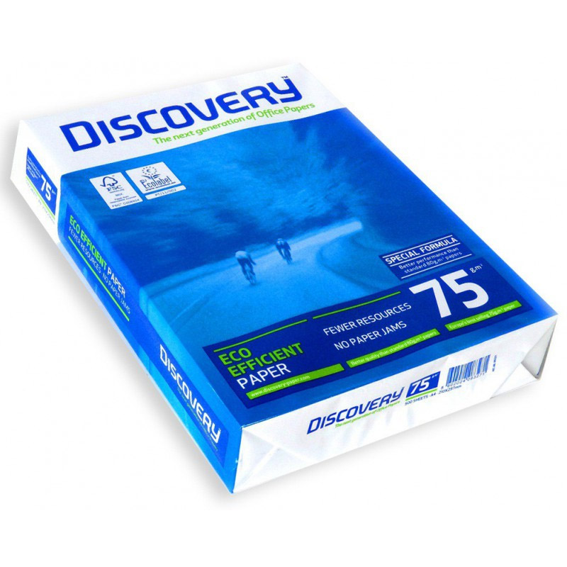 Rame papier A4 DISCOVERY RPD75 500 feuilles 75g/m² Extra Blanc - Image 2