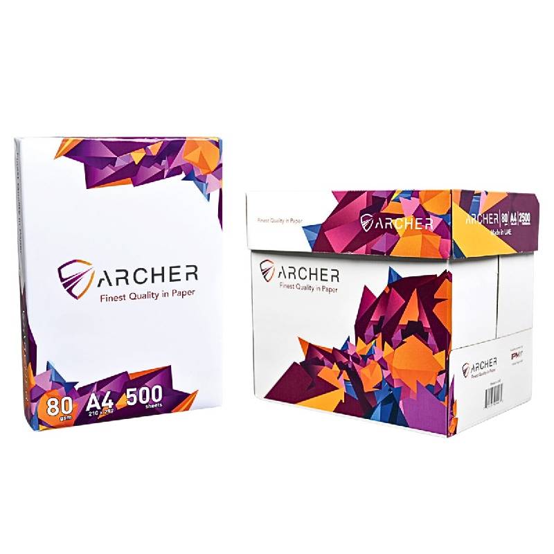 Rame Papier ARCHER 500 Feuilles A4 80g/m² - Image 2
