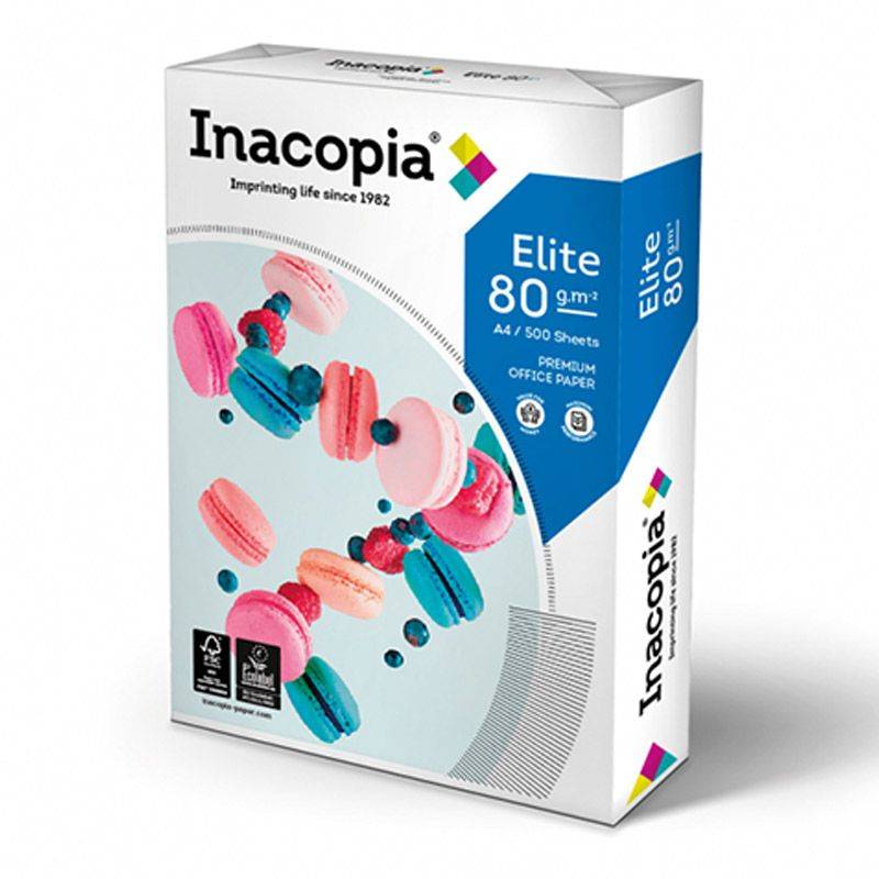 Rame Papier INACOPIA ELITE A4 80 g/m² Extra Blanc