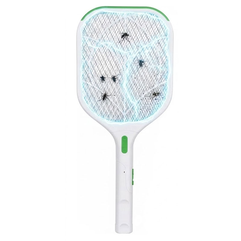 Raquette Anti-Moustiques électrique Gecko USB-219 - Blanc