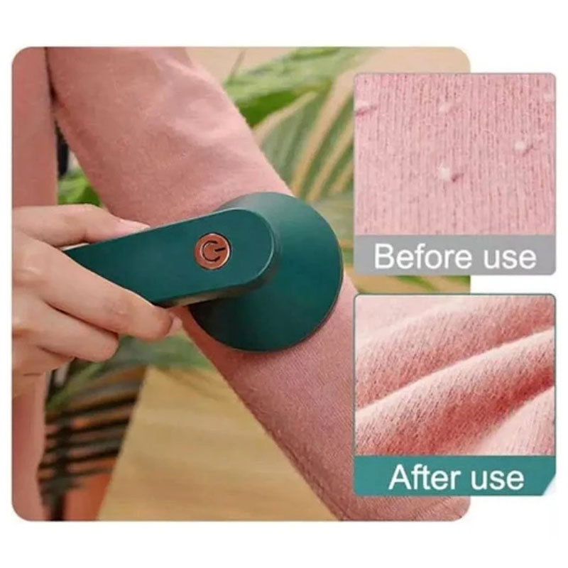 Brosse Anti-Bouloche Rechargeable - Vert Foncé - Image 2