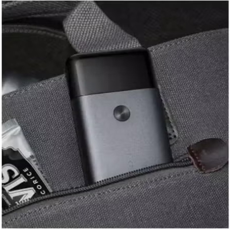 Rasoir Électrique Portable XIAOMI à Double Lame - Noir - Image 3