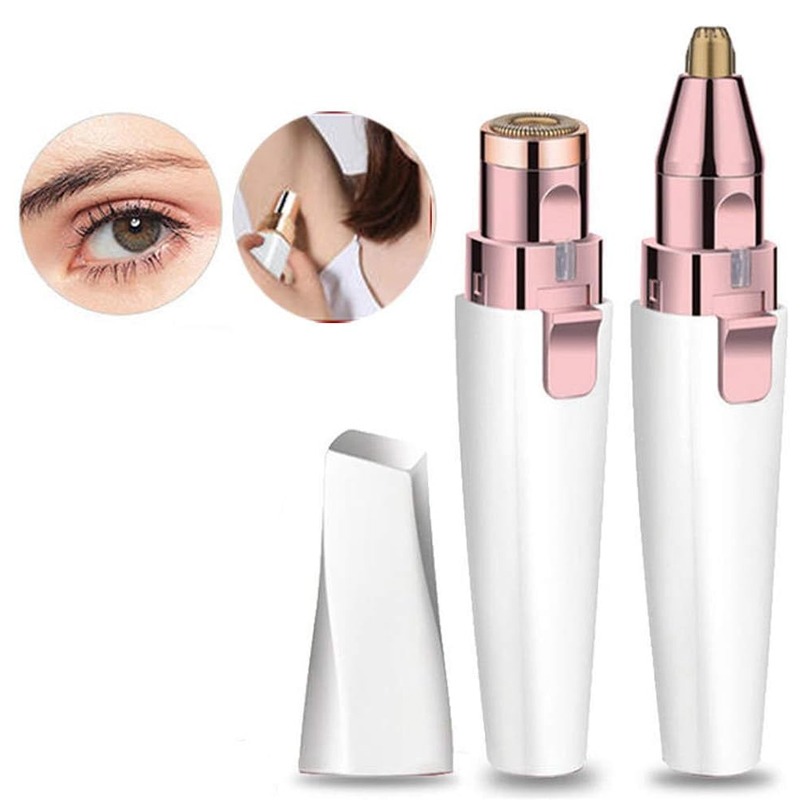 Rasoir Pour Visage BlAWLESS EYEBRO-TRIMMER - Blanc - Image 2
