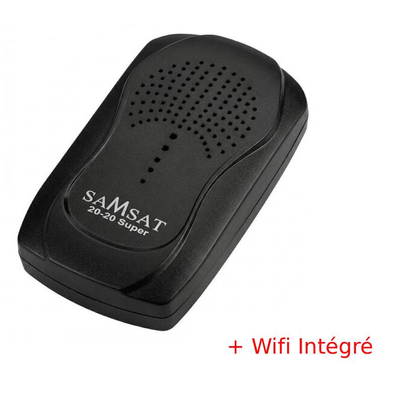 Récepteur Samsat HD 20-20 Super Avec Wifi Intégré - Noir