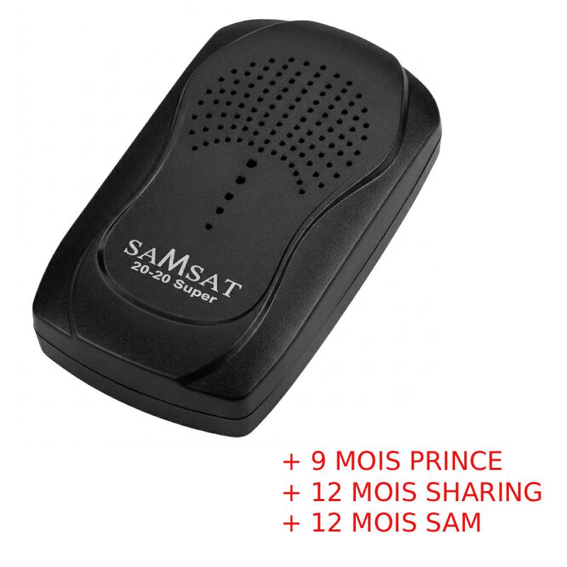 Récepteur Samsat HD 20-20 Super Avec Wifi Intégré - Noir