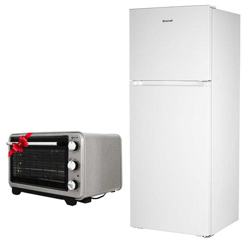 Brandt BD4410NW - Réfrigérateur 2 portes No Frost, 420 L, LED, blanc, Photo boutique MyTek chez MyTek