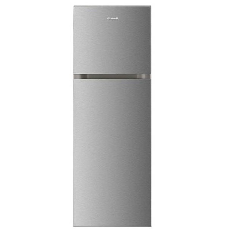 Brandt BDE4310BSS - Réfrigérateur 2 portes DeFrost, 420 L, classe A, LED, silver, Photo boutique MyTek chez MyTek
