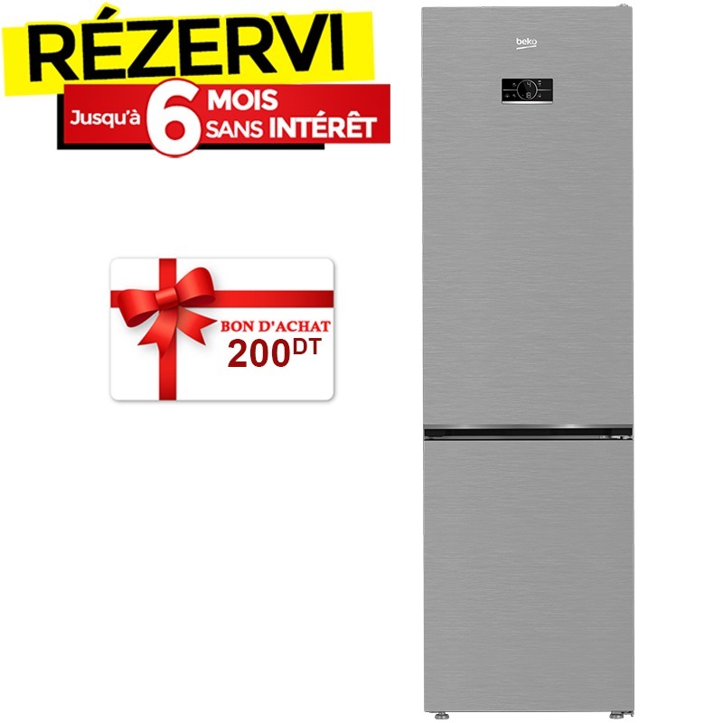 Réfrigérateur Combinée Beko B5RCNA460HSX 460L NoFrost Silver, Photo boutique MyTek chez MyTek