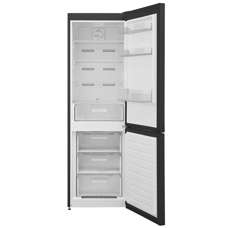 Réfrigérateur Combiné BRANDT BCT8620B 380Litres NoFrost - Noir - Image 2