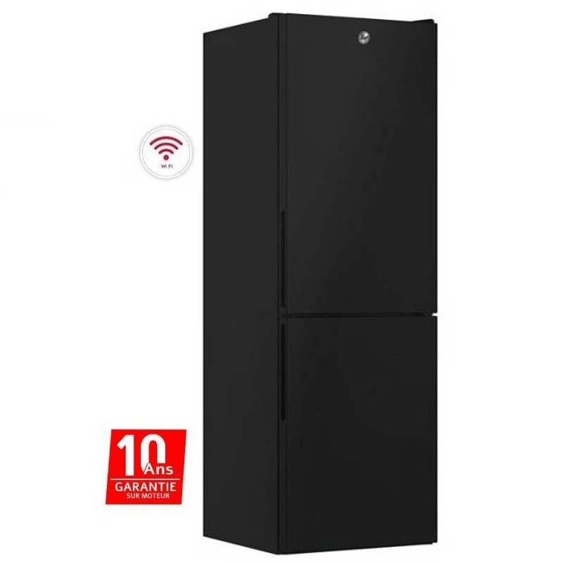 Réfrigérateur Combiné HOOVER HOCE4T618EB 341 Litres NoFrost - Noir