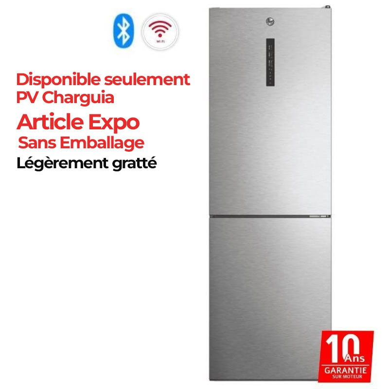 Réfrigérateur Combiné HOOVER HOCE7T618EX 341 Litres NoFrost