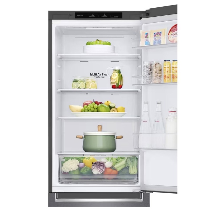 Réfrigérateur LG Combiné GR-B459NLLM 374L NoFrost - Platinum Silver - Image 5