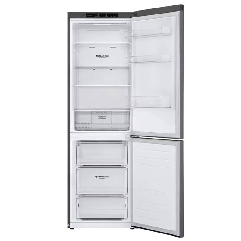 Réfrigérateur LG Combiné GR-B459NLLM 374L NoFrost - Platinum Silver - Image 2