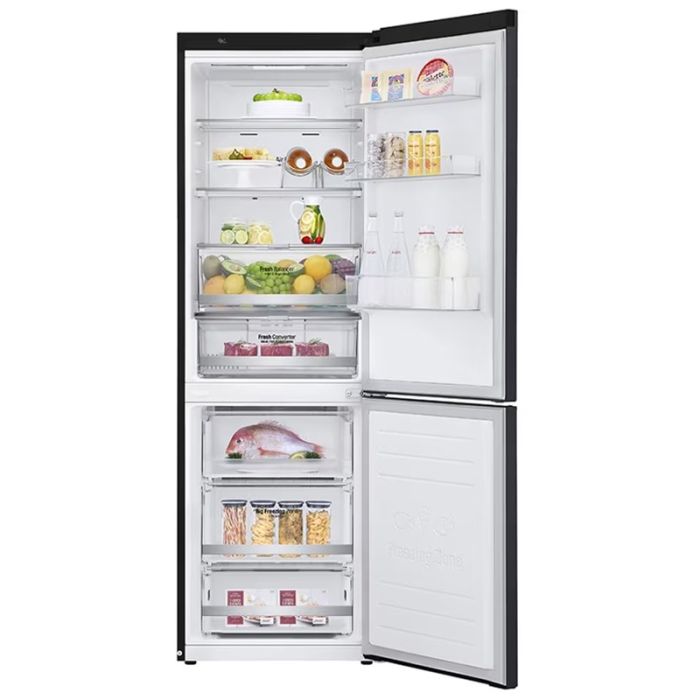 Réfrigérateur Combiné LG GR-B459NQFM 374L NoFrost - Noir Mat - Image 4