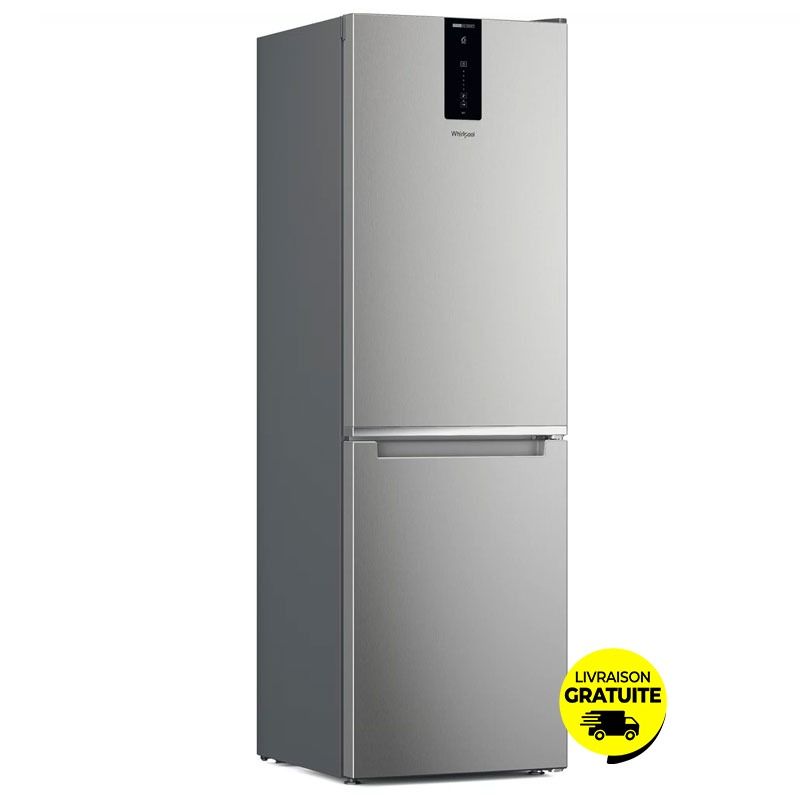 Réfrigérateur WHIRLPOOL combiné 6é sens 360L inox, Photo boutique MyTek chez MyTek