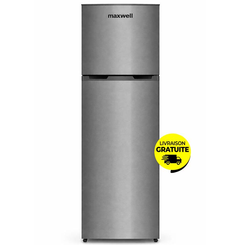 Réfrigérateur MAXWELL MAX-RDDF270S 270 Litres DeFrost - Silver