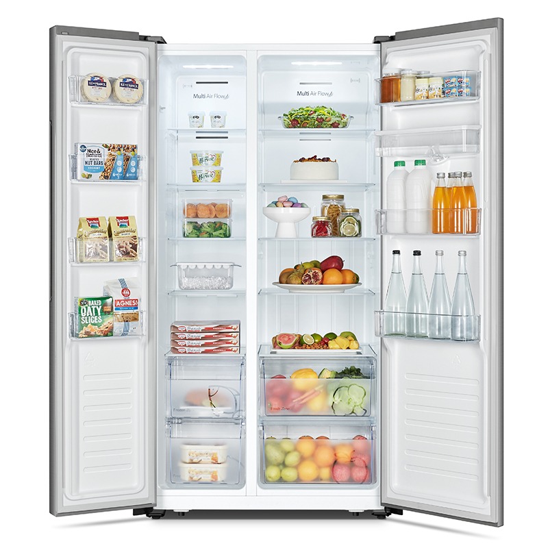Réfrigérateur Side By Side Inverter HISENSE RS3P518NMC 519L NoFrost - Inox - Image 3