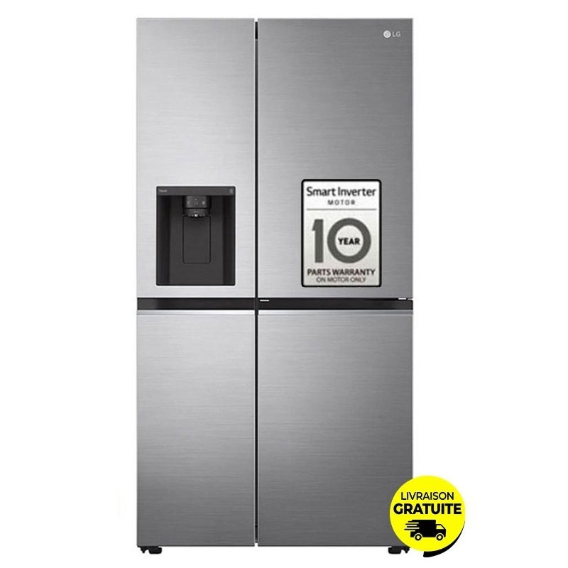 Réfrigérateur Side By Side Inverter LG GC-J257SL2S 617L NoFrost