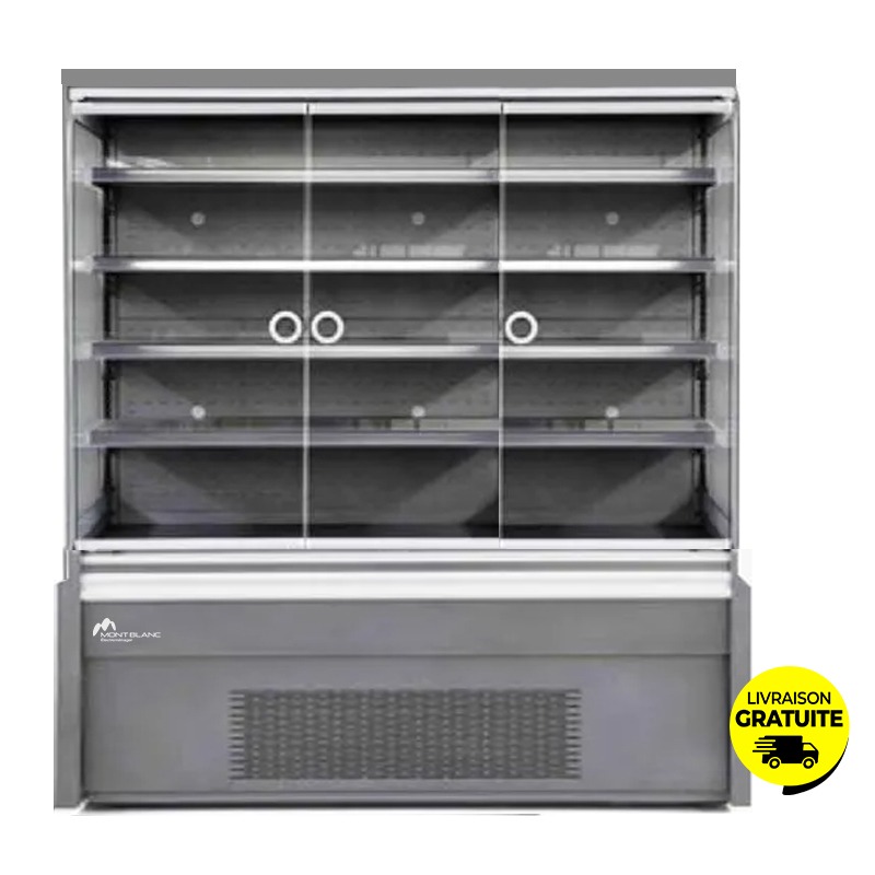 Réfrigérateur Vitrine Ventilé MONTBLANC Jonquille 440-006 - Silver