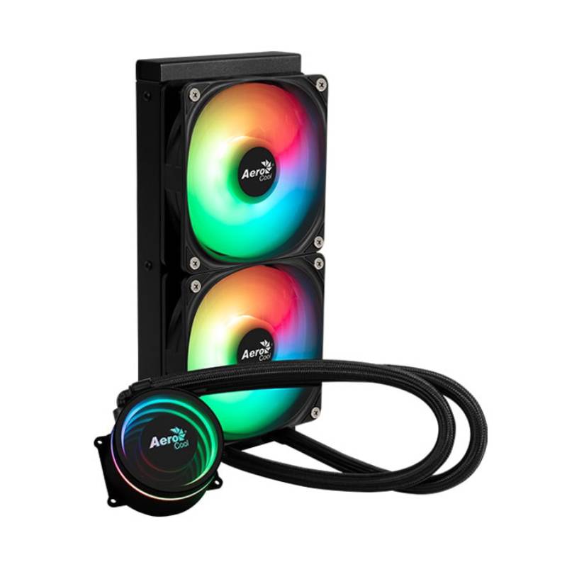 Refroidisseur De Processeur AEROCOOL Oasis L240 ARGB - Noir - Image 3