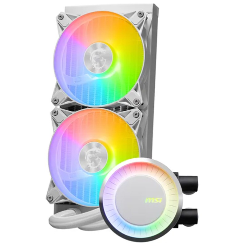 Refroidisseur De processeur Gamer MSI MAG CORELIQUIDE E240 - Blanc - Image 4