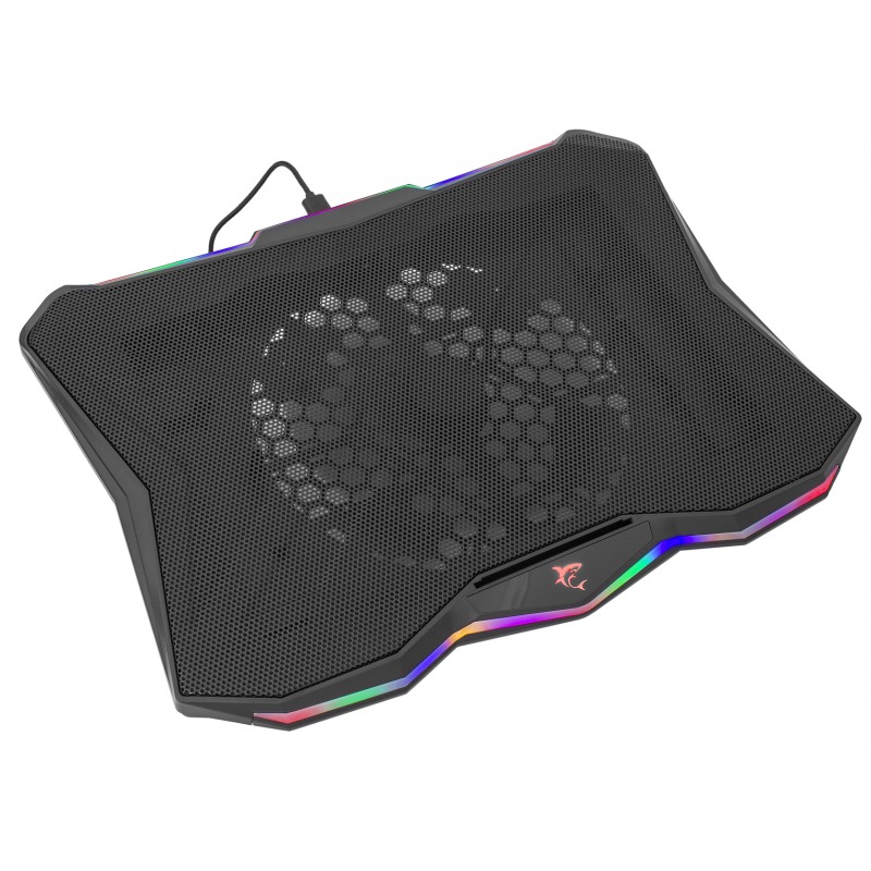 Refroidisseur Gamer WHITE SHARK Glacier Pour Pc Portable 17.3'' - Noir
