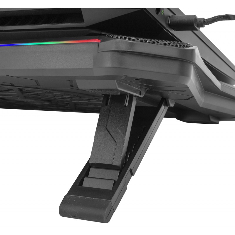 Refroidisseur Gamer WHITE SHARK Glacier Pour Pc Portable 17.3'' - Noir - Image 6