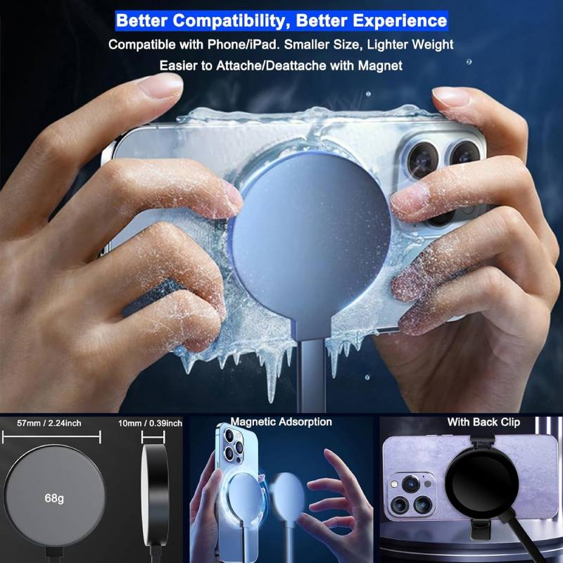 Ventilateur Smartphone NISHEN pour jeux vidéo 48W - Noir - Image 3