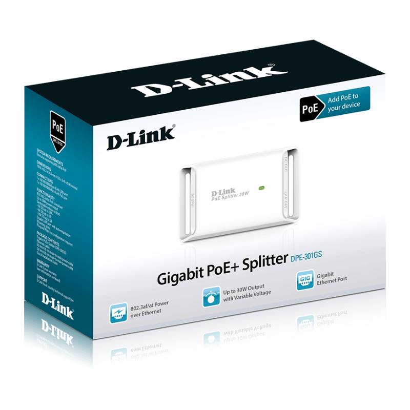 Répartiteur Gigabit PoE D-LINK DPE-301GS - Blanc - Image 5