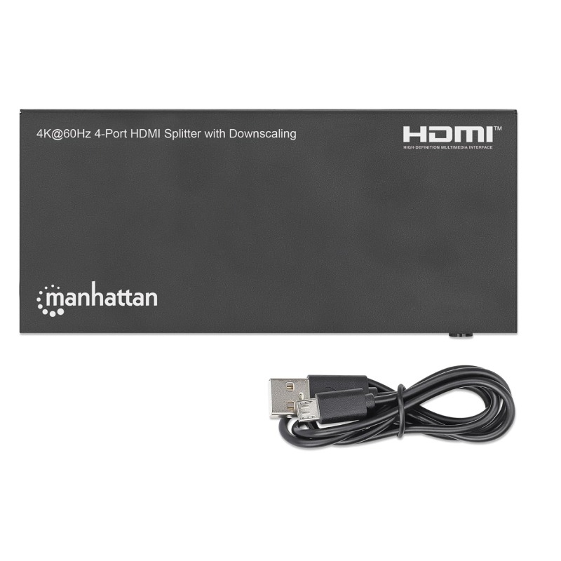 Répartiteur HDMI 4 ports 4K à 60 Hz 18 Gbit/s - Noir - Image 3