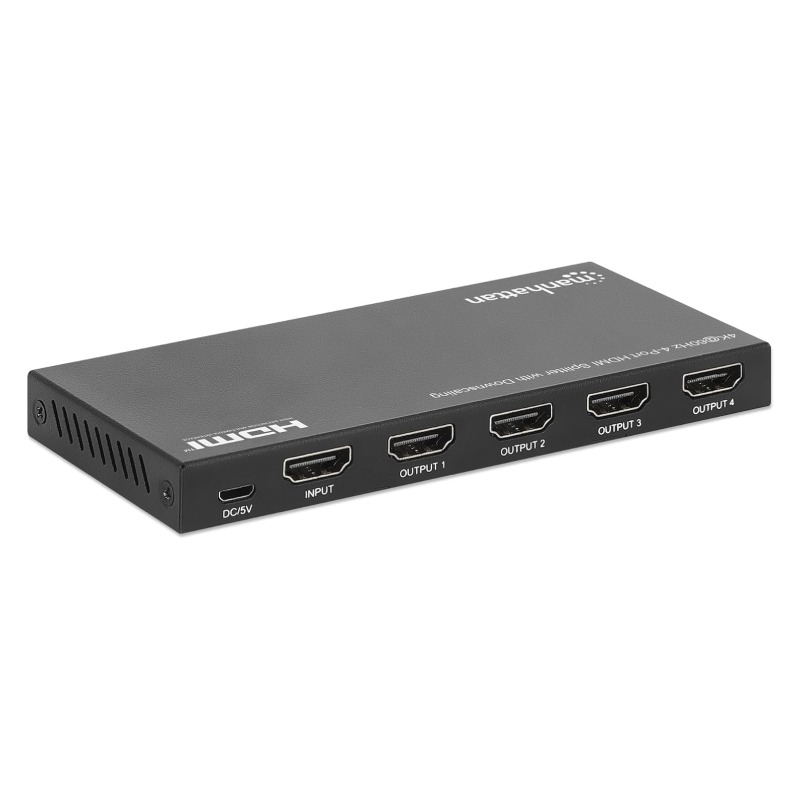 Répartiteur HDMI 4 ports 4K à 60 Hz 18 Gbit/s - Noir