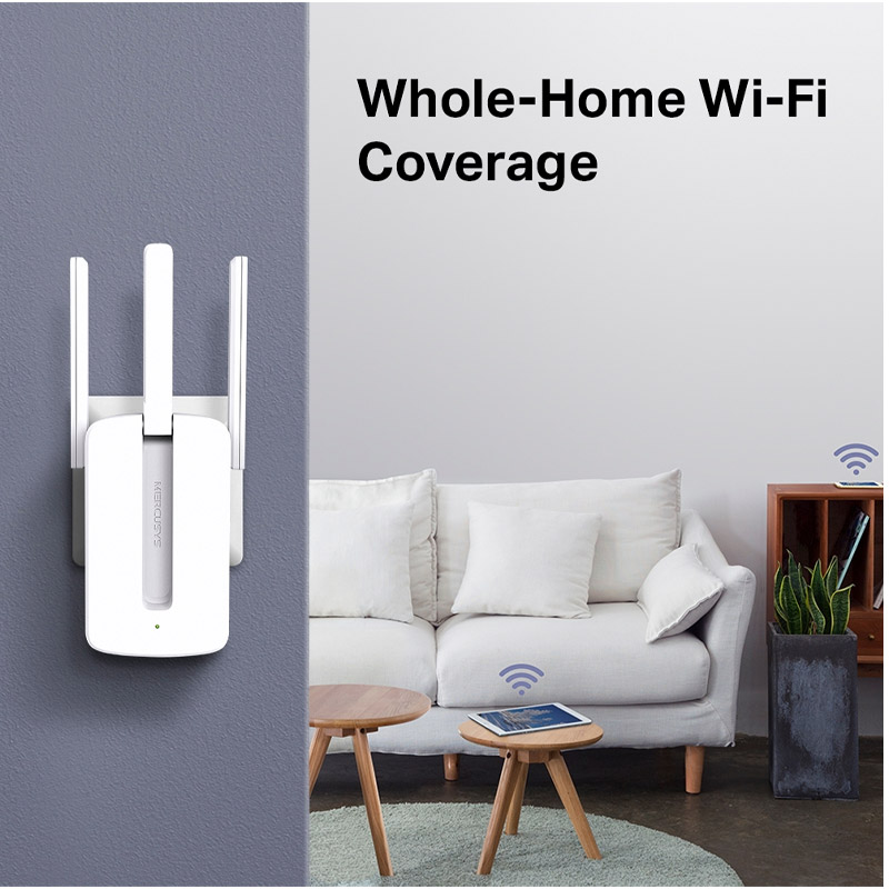 Répéteur Wi-Fi MERCUSYS MW300RE 300 Mbps - Blanc - Image 3