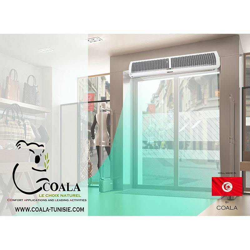 Rideau d’Air COALA RA100 100 cm - Blanc (Garantie 3 Ans) - Image 3