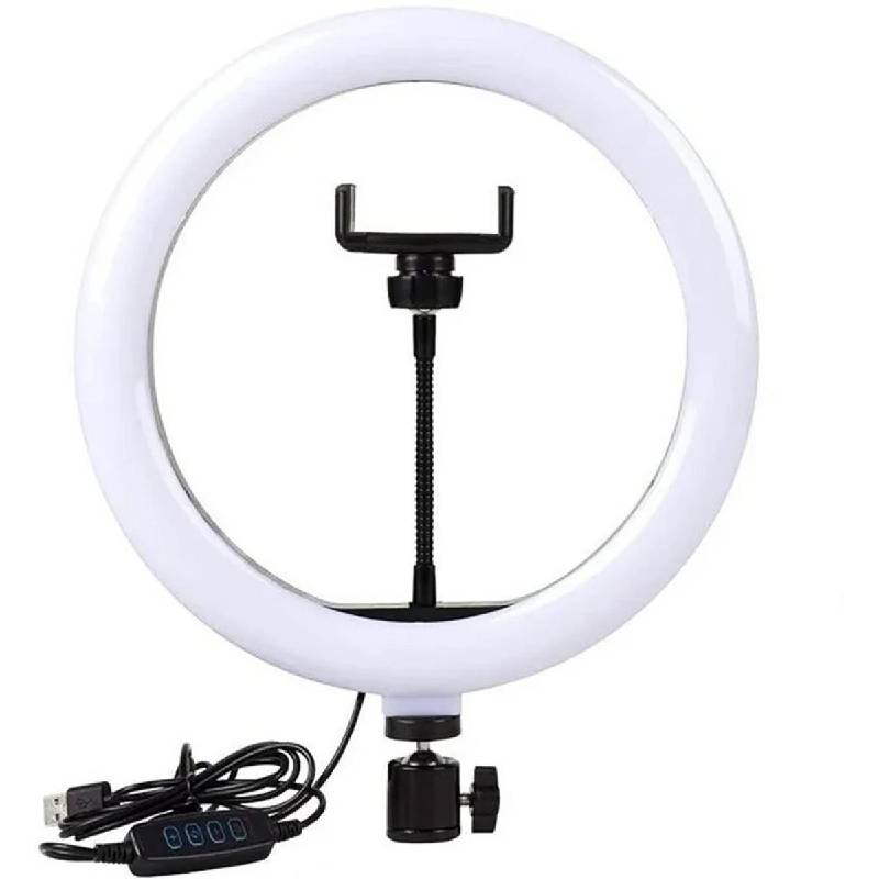 Ring Light LED LJJ-30 12” Multi-Couleur avec Trépied Réglable