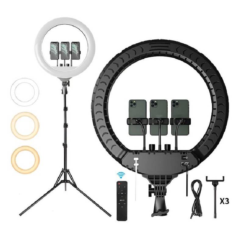 Ring Light Plokama R56 PRO LED RGB 56 cm Rotation 360° - Image 4