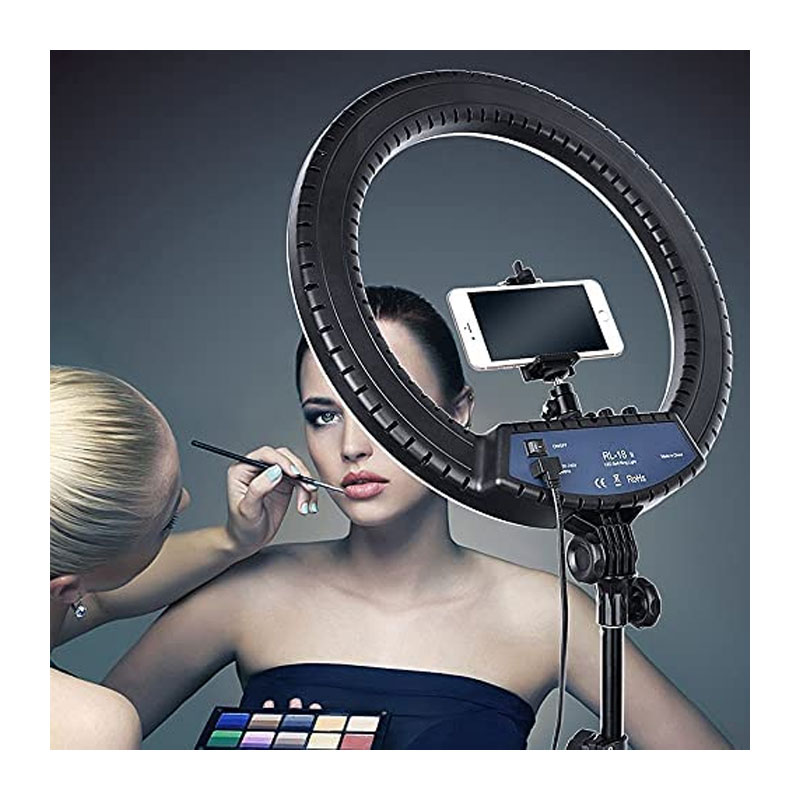 Ring light Professionnel LED RL-21 54 cm 360° 3 Supports - Noir - Image 3